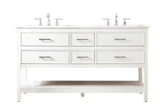 Sinclaire Vanity Sink Set in white (173|VF19060DWH)