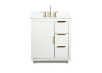 Blake Vanity Sink Set in white (173|VF19430WH-BS)