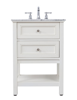 Metropolis Single Bathroom Vanity Set in White (173|VF27024WH)