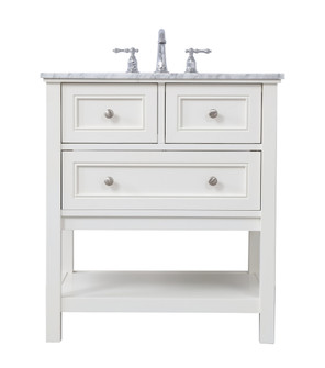 Metropolis Single Bathroom Vanity Set in White (173|VF27030WH)