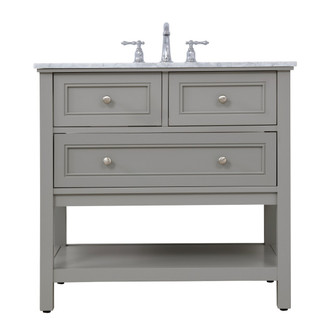 Metropolis Single Bathroom Vanity Set in Grey (173|VF27036GR)