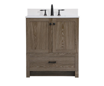 Soma Bathroom Vanity Set in weathered oak (173|VF2830WO-BS)