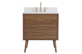 Boise Bathroom Vanity Set in Walnut Brown (173|VF41030WB-BS)