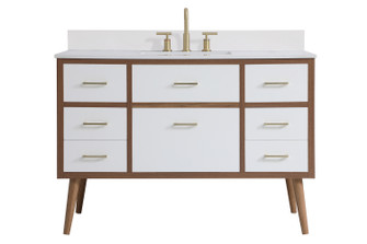 Boise Bathroom Vanity Set in White (173|VF41048WH-BS)