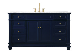 Wesley Bathroom Vanity Set in Blue (173|VF50060BL)
