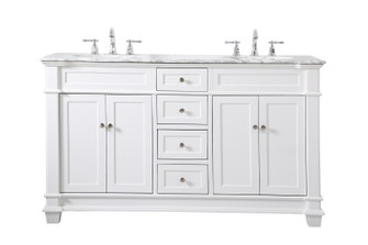 Wesley Bathroom Vanity Set in White (173|VF50060DWH)