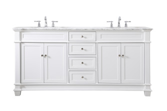Wesley Bathroom Vanity Set in White (173|VF50072DWH)