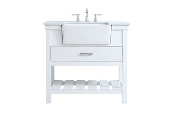 Clement Single Bathroom Vanity in White (173|VF60136WH)