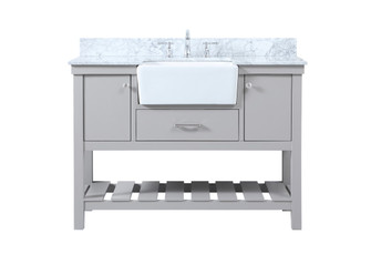 Clement Single Bathroom Vanity in grey (173|VF60148GR-BS)