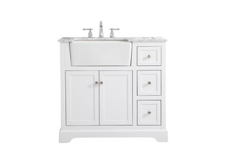 Franklin Single Bathroom Vanity in White (173|VF60236WH)