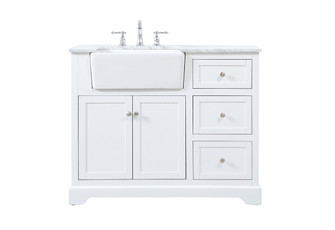 Franklin Single Bathroom Vanity in white (173|VF60242WH)