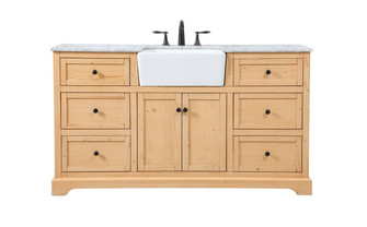 Franklin Single Bathroom Vanity in Natural Wood (173|VF60260NW)