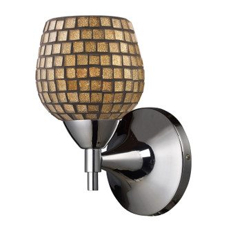 Celina One Light Wall Sconce in Polished Chrome (45|10150/1PC-GLD)