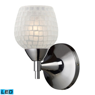 Celina LED Wall Sconce in Polished Chrome (45|10150/1PC-WHT-LED)