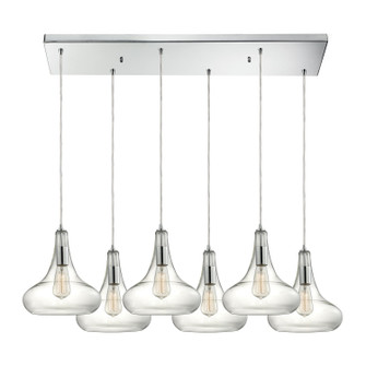 Orbital Six Light Pendant in Polished Chrome (45|10422/6RC)