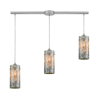 Capri Three Light Pendant in Satin Nickel (45|10447/3L)