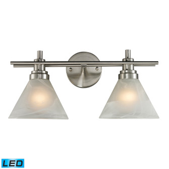 Pemberton LED Vanity in Brushed Nickel (45|11401/2-LED)