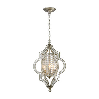 Gabrielle Three Light Chandelier in Aged Silver (45|16270/3)