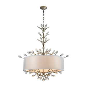 Asbury Six Light Chandelier in Aged Silver (45|16283/6)