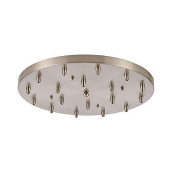 Pendant Options Pan Only, 18-Light Round in Satin Nickel (45|18R-SN)