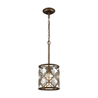 Armand One Light Mini Pendant in Weathered Bronze (45|31094/1)