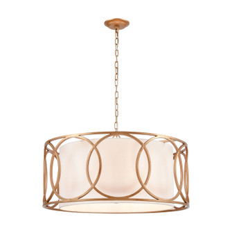 Ringlets Six Light Chandelier in Matte Gold (45|33426/6)