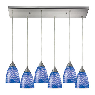 Arco Baleno Six Light Pendant in Satin Nickel (45|416-6RC-S)