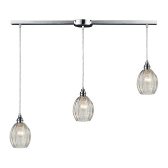 Danica Three Light Pendant in Polished Chrome (45|46017/3L)