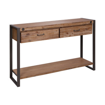 Armour Square Console Table in Natural (45|479-031)