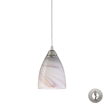 Pierra One Light Mini Pendant in Satin Nickel (45|527-1CR-LA)