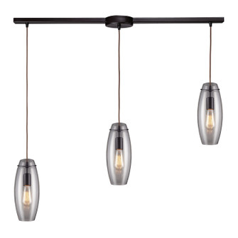 Menlow Park Three Light Pendant in Oil Rubbed Bronze (45|60044-3L)