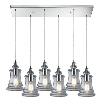 Menlow Park Six Light Pendant in Polished Chrome (45|60052-6RC)