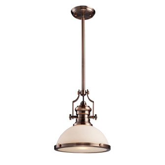 Chadwick One Light Pendant in Antique Copper (45|66143-1)