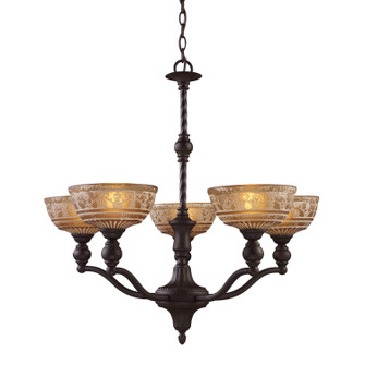 Norwich Five Light Chandelier in Oil Rubbed Bronze (45|66197-5)