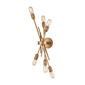 Xenia Six Light Wall Sconce in Matte Gold (45|66908/6)