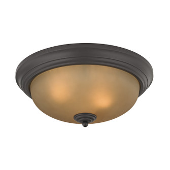 Huntington Three Light Flush Mount in Oil Rubbed Bronze (45|7013FM/10)