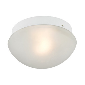 Mushroom One Light Flush Mount in White (45|7351FM/40)