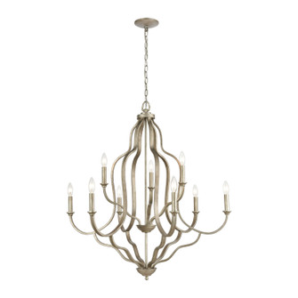 Lanesboro Nine Light Chandelier in Dusted Silver (45|75107/9)