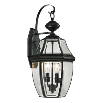 Ashford Two Light Outdoor Wall Sconce in Black (45|8602EW/60)