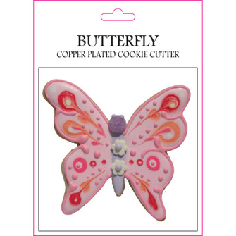Butterfly Cookie Cutters (Set Of 6) in Copper (45|CPBFLY/S6)
