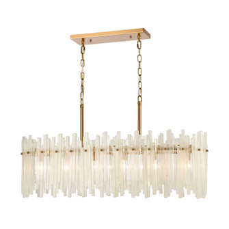Brinicle Six Light Chandelier in White (45|D4663)