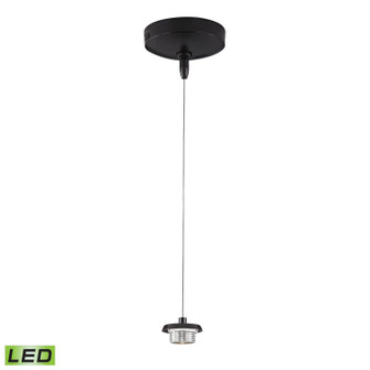 Low Voltage LED Mini Pendant in Black (45|PF1000/1-LED-ORB)