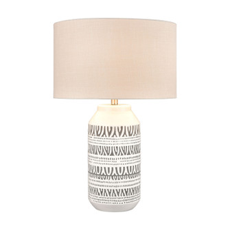 Calabar One Light Table Lamp in White (45|S0019-8044)