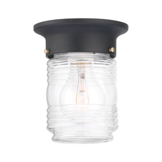 Ceiling Essentials One Light Flush Mount in Black (45|SL3037)