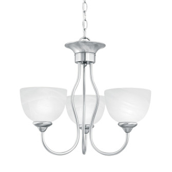 Tahoe Three Light Chandelier in Brushed Nickel (45|SL801478)