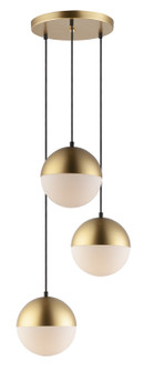 Half Moon LED Pendant in Metallic Gold (86|E20364-92MG)