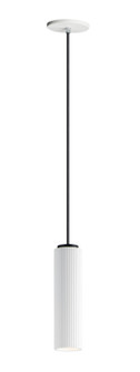 Pleat LED Pendant in Black (86|E25038-WTBK)