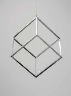 4 Square LED Pendant in Polished Chrome (86|E30582-PC)