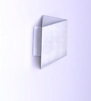 Alumilux Facet LED Outdoor Wall Sconce in Satin Aluminum (86|E41373-SA)