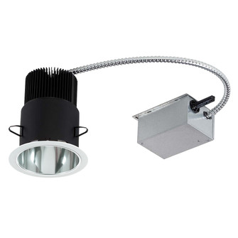 LED REC,4IN,RM HSNG,45W,WH/CHR in White (40|29682-028)